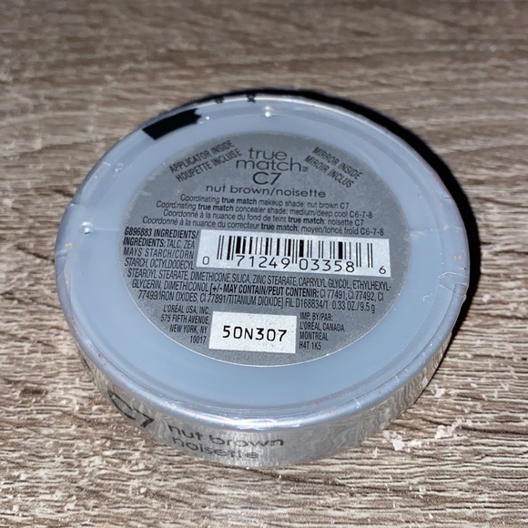 Loreal True Match Super Blendable pressed Powder 0.33 oz C7 Nut Brown new sealed - Picture 2 of 4